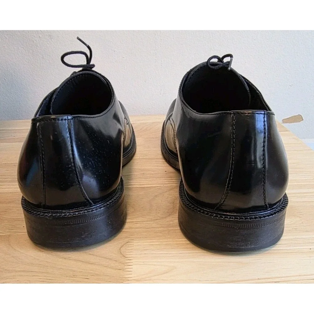 Footprints by Birkenstock Mens 42 US 9-9.5 Black Patent Leather Lace Up Loafer